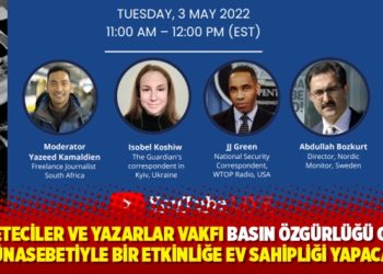 Gazeteciler ve Yazarlar Vakfı Basın &Ouml;zg&uuml;rl&uuml;ğ&uuml; G&uuml;n&uuml; m&uuml;nasebetiyle bir etkinliğe ev sahipliği yapacak