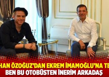 G&ouml;khan &Ouml;zoğuz'dan Ekrem İmamoğlu'na tepki: Ben bu otob&uuml;sten inerim arkadaş