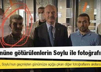 HDP önüne götürülenlerin Soylu ile fotoğrafı çıktı