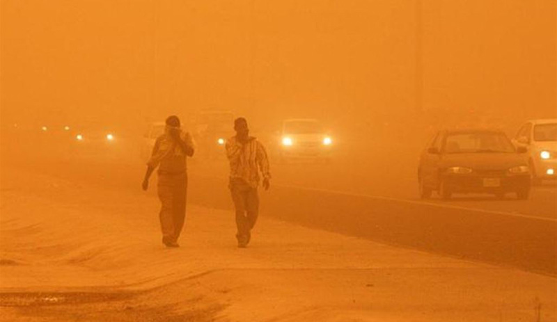 Irak'ta kum fırtınası: 400'den fazla kişi hastaneye kaldırıldı