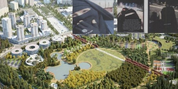 IŞİD'li kadının bıçaklı cihat videosu Başakşehir Millet Parkı'nda çekilmiş!