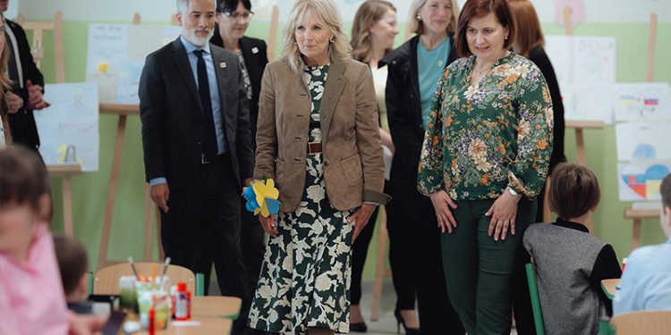 Jill Biden Ukrayna'yı ziyaret etti