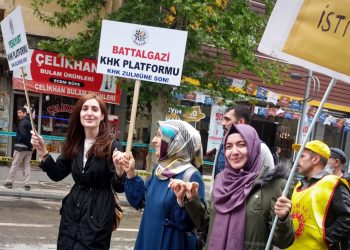 KHK’lılar 1 Mayıs meydanında konuştu: ‘Emekçi yoldaşlar, özgürlük sevdalıları…’