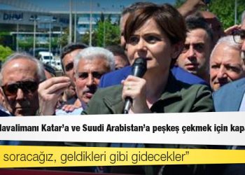 Kaftancıoğlu: Atatürk Havalimanı "Katar'a ve Suudi Arabistan'a peşkeş çekmek için" kapatılıyor
