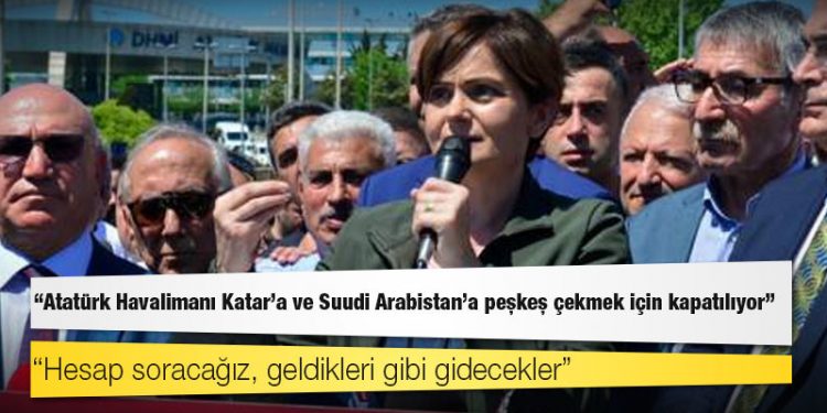 Kaftancıoğlu: Atatürk Havalimanı "Katar'a ve Suudi Arabistan'a peşkeş çekmek için" kapatılıyor