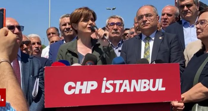 Kaftancıoğlu, Atatürk Havalimanı’nda: Bu alana iş makinalarını sokanlardan hesap soracağız
