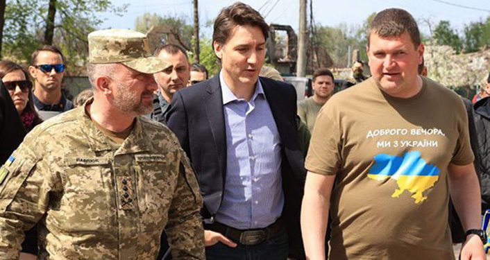 Kanada Başbakanı Trudeau, Ukrayna’yı ziyaret etti