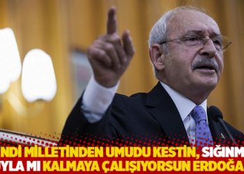 "Kendi milletinden umudu kestin, sığınmacı oyuyla mı kalmaya &ccedil;alışıyorsun Erdoğan?"