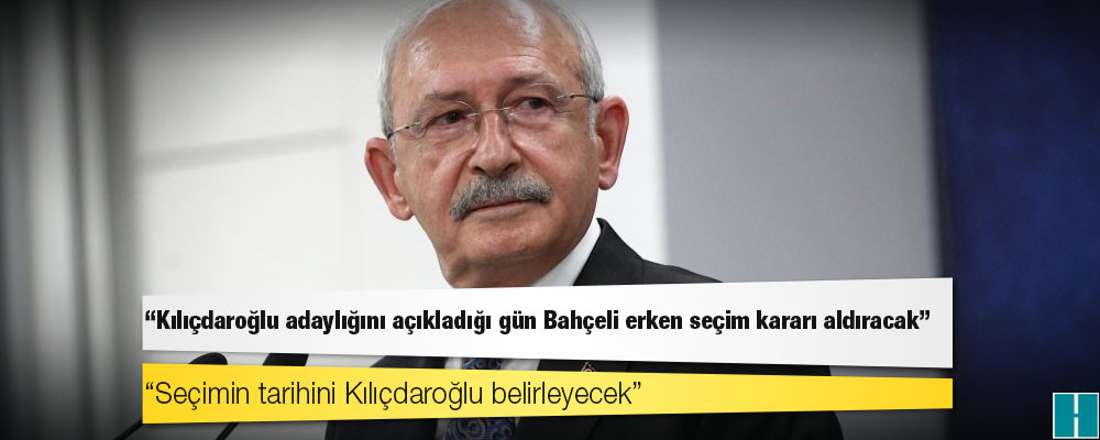 Kulis: Kılıçdaroğlu adaylığını açıkladığı gün Bahçeli erken seçim kararı aldıracak