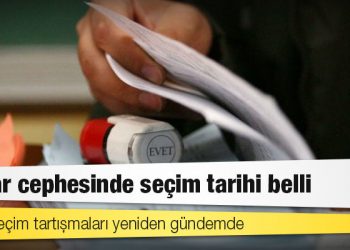 Kulis: İktidar cephesinde seçim tarihi belli