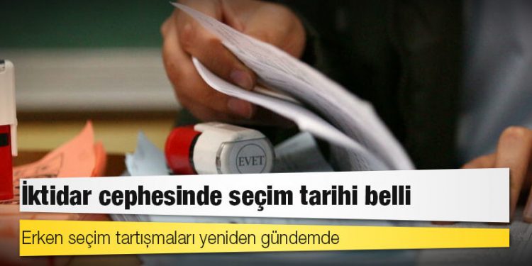 Kulis: İktidar cephesinde seçim tarihi belli