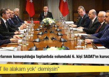 Kılıçdaroğlu'ndan Erdoğan'a: 'SADAT ile alakam yok' demişsin; devlet sırlarının konuşulduğu toplantıda solundaki 6. kişi SADAT'ın kurucusu