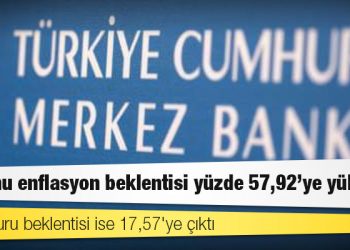 MB anketi: Yıl sonu enflasyon beklentisi yüzde 57,92’ye, dolar kuru beklentisi ise 17,57'ye çıktı