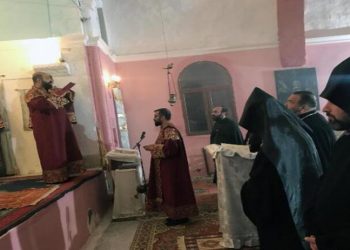 Mardin'deki Surp Kevork Ermeni Kilisesi'nde  20 yıl sonra ilk ayin