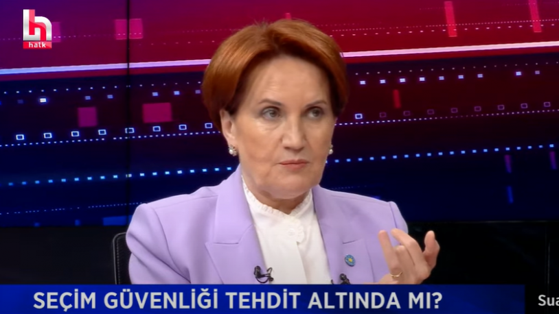 Meral Akşener, İYİ Parti'nin oy oranını canlı yayında açıkladı