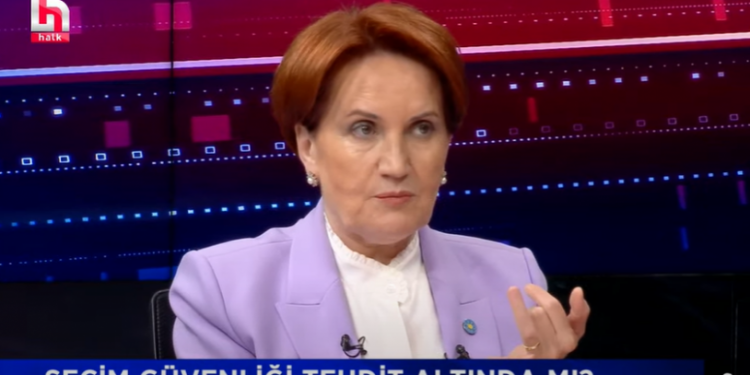Meral Akşener, İYİ Parti'nin oy oranını canlı yayında açıkladı