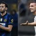 Milano Başkonsolosu Uludüz, Hakan Çalhanoğlu ve Merih Demiral'la görüştü