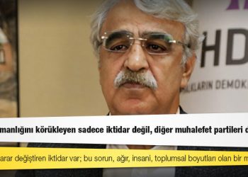 Mithat Sancar'dan sığınmacı tepkisi: "Öteki" düşmanlığını körükleyen sadece iktidar değil, diğer muhalefet partileri de aynı!