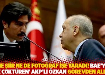 Ne şiir ne de fotoğraf işe yaradı! BAE'ye 'diz &ccedil;&ouml;kt&uuml;ren' AKP'li &Ouml;zkan g&ouml;revden alındı