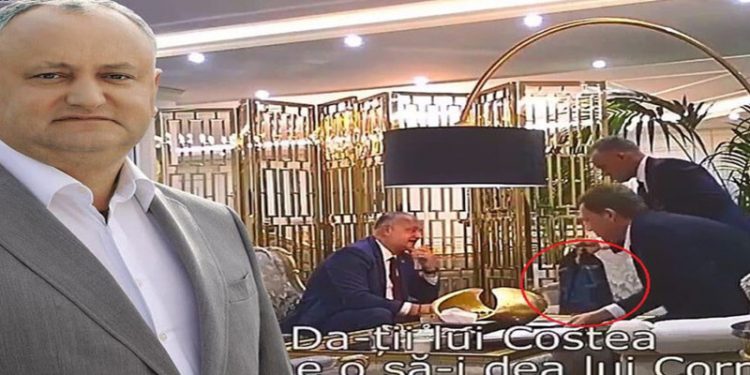 Para dolu rüşvet çantası ile görüntülenen Moldova’nın eski cumhurbaşkanı Dodon gözaltına alındı