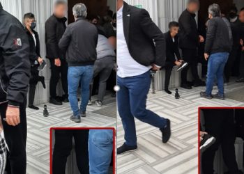 Polisten camide üst düzey bürokrata ayakkabı nöbeti