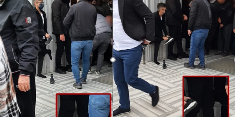 Polisten camide üst düzey bürokrata ayakkabı nöbeti