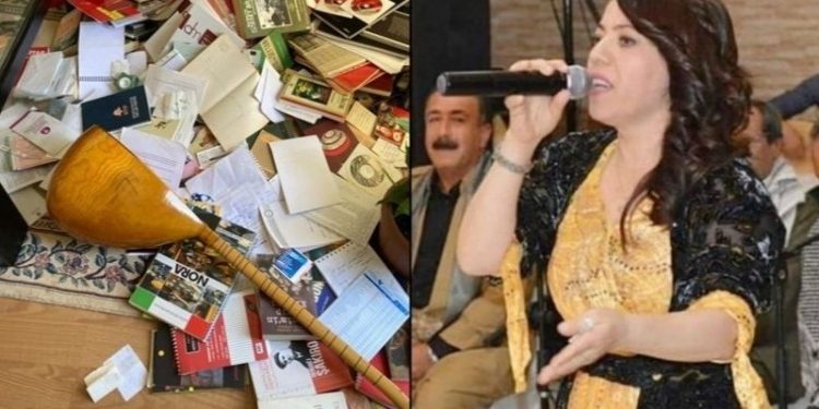 Sanatçıya ev baskını: Dengbêj Xalide darbedilerek gözaltına alındı