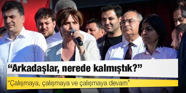 Silivri Cezaevi'nden tahliye edilen Canan Kaftancıoğlu: Arkadaşlar, nerede kalmıştık?