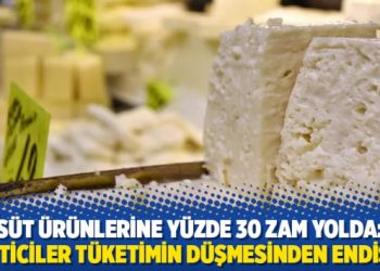 S&uuml;t &uuml;r&uuml;nlerine y&uuml;zde 30 zam yolda: &Uuml;reticiler t&uuml;ketimin d&uuml;şmesinden endişeli