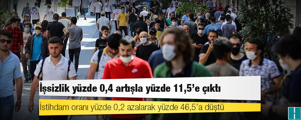 TÜİK verileri: İşsizlik oranı yüzde 11,5