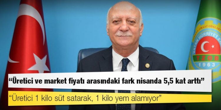 TZOB Başkanı Bayraktar: Üretici ve market fiyatı arasındaki fark nisanda 5,5 kat arttı