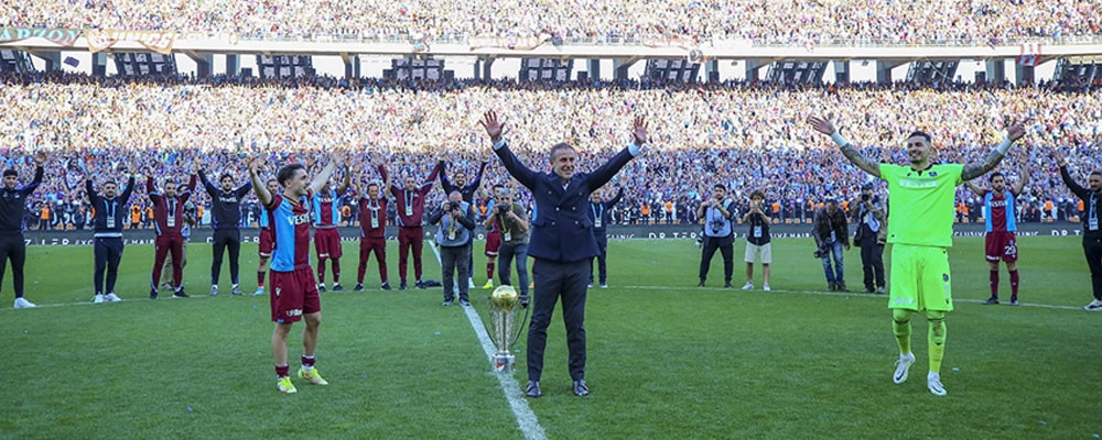 Trabzonspor, 38 haftanın 32'sinde rakiplerine liderlik şansı tanımadı