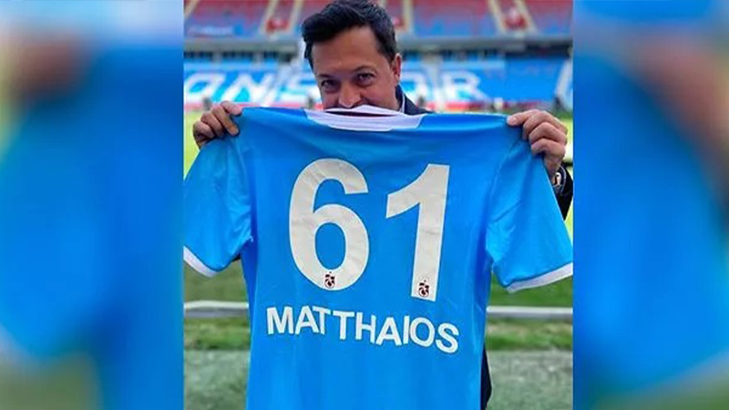 Trabzonspor'un şampiyonluk kutlamalarında Matthaios Tsahouridis krizi