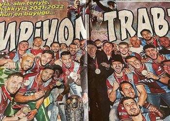 Trabzonspor'un kupa töreninin yerel basında yankıları