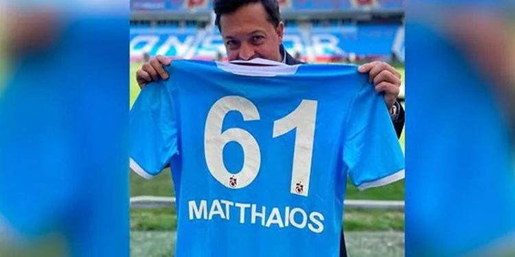 Trabzonspor'un şampiyonluk kutlamalarında Matthaios Tsahouridis krizi