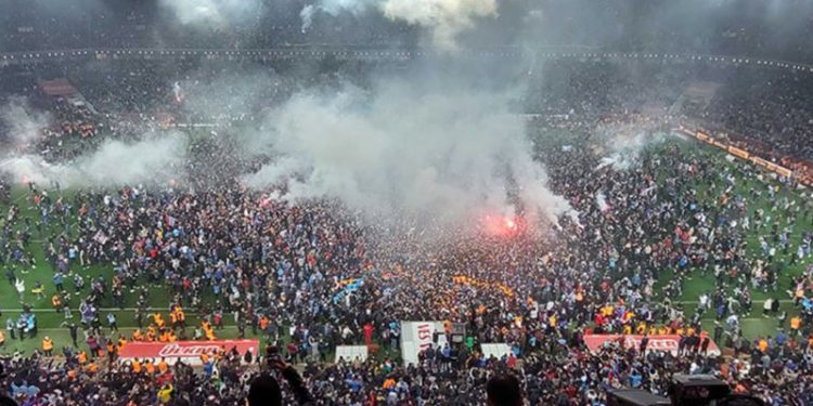 Trabzonspor’un şampiyonluk kutlamalarında 7 kişi hastanelik oldu