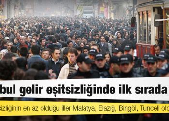 TÜİK: İstanbul gelir eşitsizliğinde ilk sırada