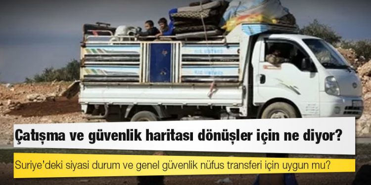 Türkiye'deki sığınmacılar: Suriye’deki siyasi durum ve genel güvenlik nüfus transferi için uygun mu?