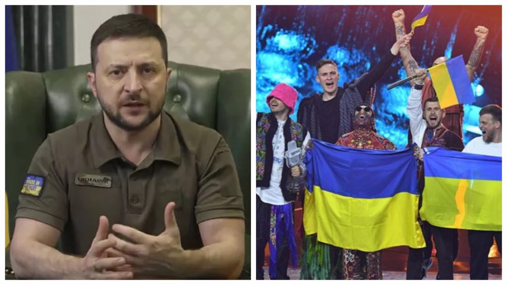 Ukrayna'nın birinciliğinin ardından Zelenski: Eurovision'u bir gün Mariupol'de ağırlamak için elimizden geleni yapacağız