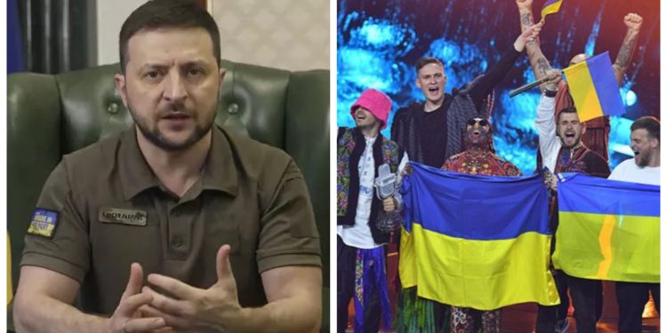 Ukrayna'nın birinciliğinin ardından Zelenski: Eurovision'u bir gün Mariupol'de ağırlamak için elimizden geleni yapacağız