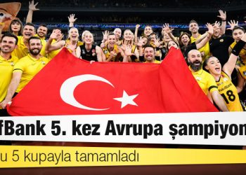VakıfBank 5. kez Avrupa'nın zirvesinde