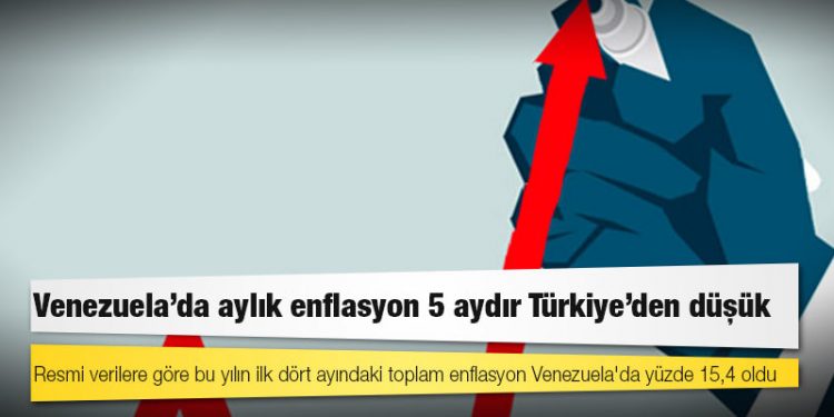 Venezuela'da aylık enflasyon 5 aydır Türkiye'den düşük