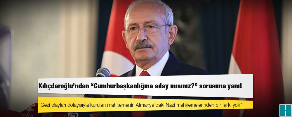 "Ya bana katılın, ya yolumdan çekilin" çıkışını yapmıştı; Kılıçdaroğlu'ndan "Cumhurbaşkanlığına aday mısınız?" sorusuna yanıt