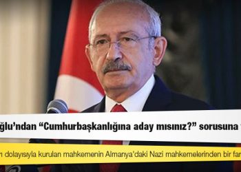 "Ya bana katılın, ya yolumdan çekilin" çıkışını yapmıştı; Kılıçdaroğlu'ndan "Cumhurbaşkanlığına aday mısınız?" sorusuna yanıt