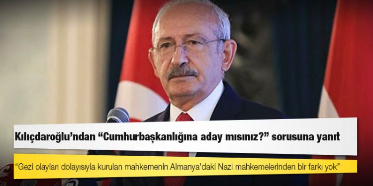 "Ya bana katılın, ya yolumdan çekilin" çıkışını yapmıştı; Kılıçdaroğlu'ndan "Cumhurbaşkanlığına aday mısınız?" sorusuna yanıt