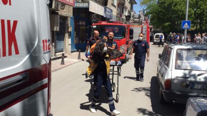 Yangın çıktı, panikle pencereden atlayan kadın öldü