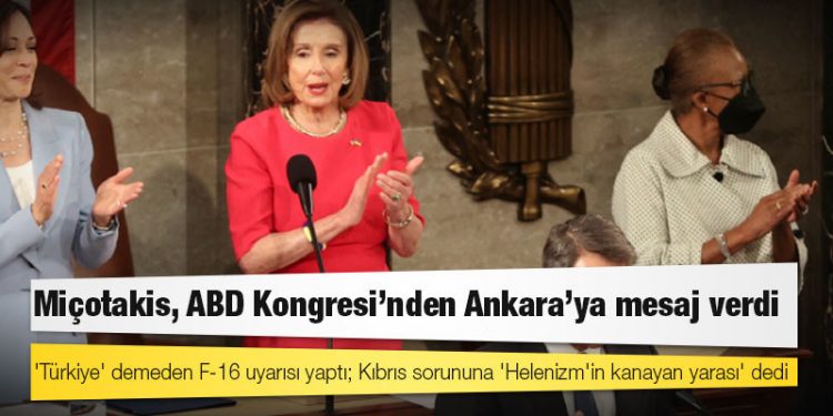 Yunanistan Başbakanı Miçotakis, ABD Kongresi'nden Ankara'ya mesaj verdi, 'Türkiye' demeden F-16 uyarısı yaptı