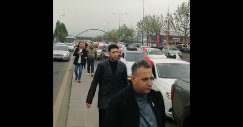 Zafer Partisi konvoyu Ankara’da durduruldu