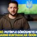 Zelenski: Putin'le görüşmeye hazırım ama itibarını kurtaracak ödün vermem