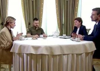 Zelenski çifti Rusya'nın başlattığı savaşın başından bu yana ilk kez bir araya geldi